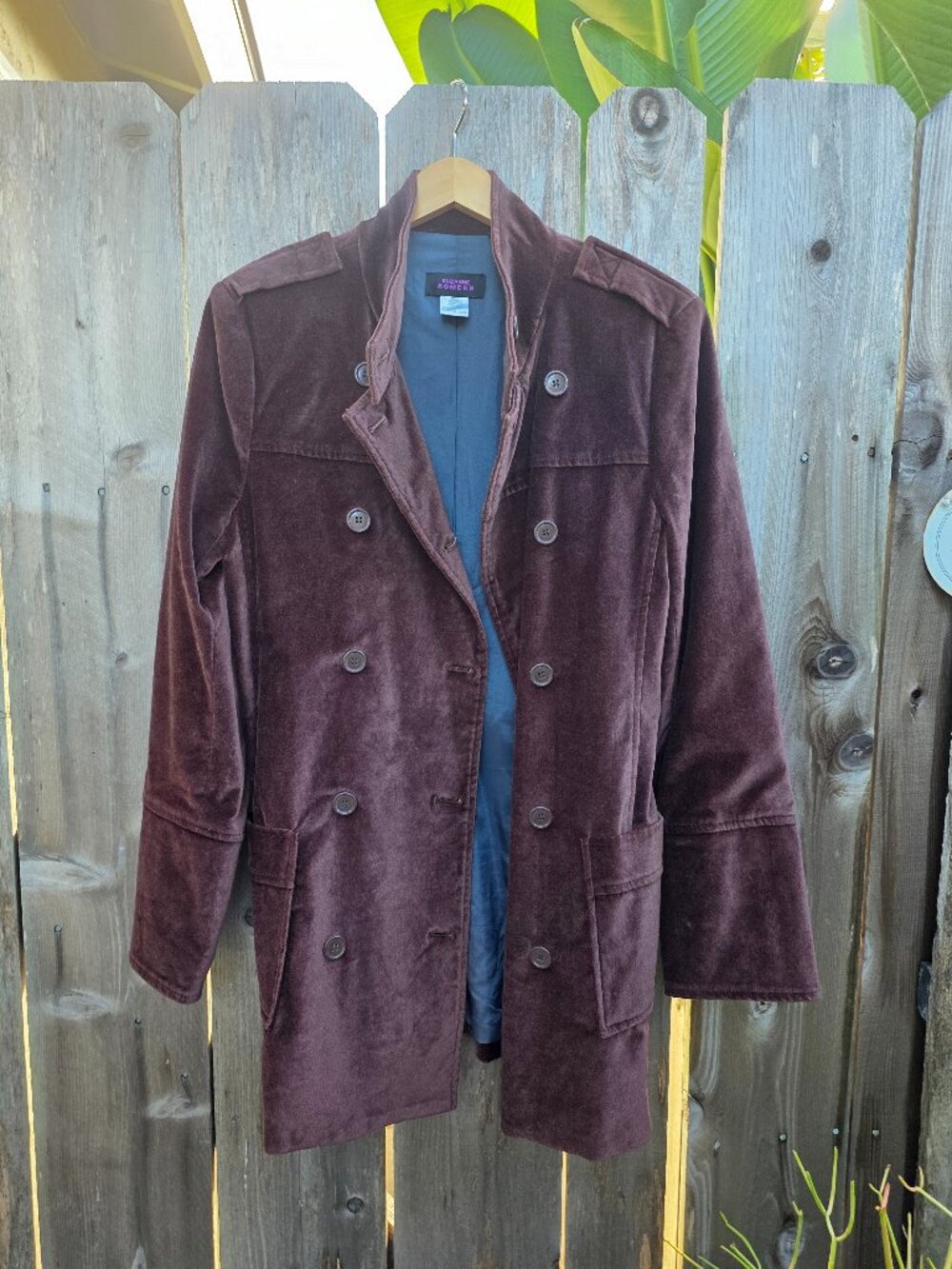 Suzanne Sommers Velvet Coat